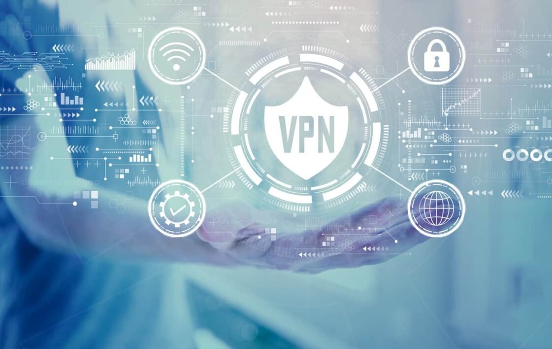 VPN para jogos - Mão segurando o símbolo